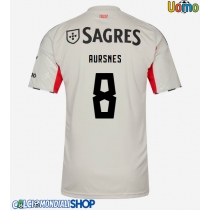 Maglie da calcio Benfica Fredrik Aursnes #8 Seconda Maglia 2025-26 Manica Corta